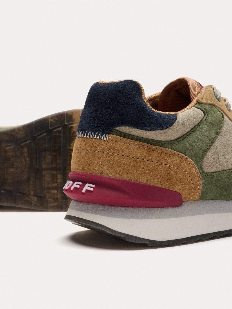 Hoff City Viena Joggesko Herre Brune Grønn | RNX9069VZ